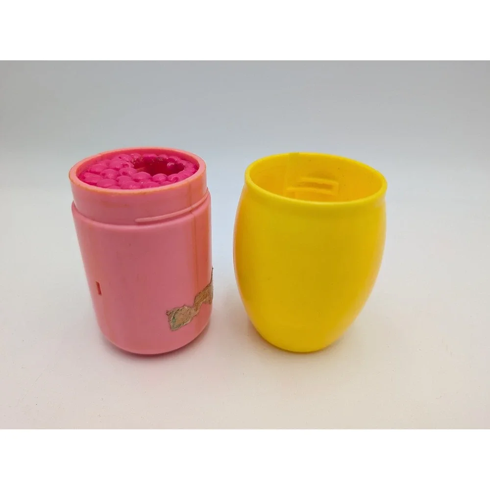 Kenner Baby All Gone Magic Treats Jar Cup Pink Yellow Doll Accessories